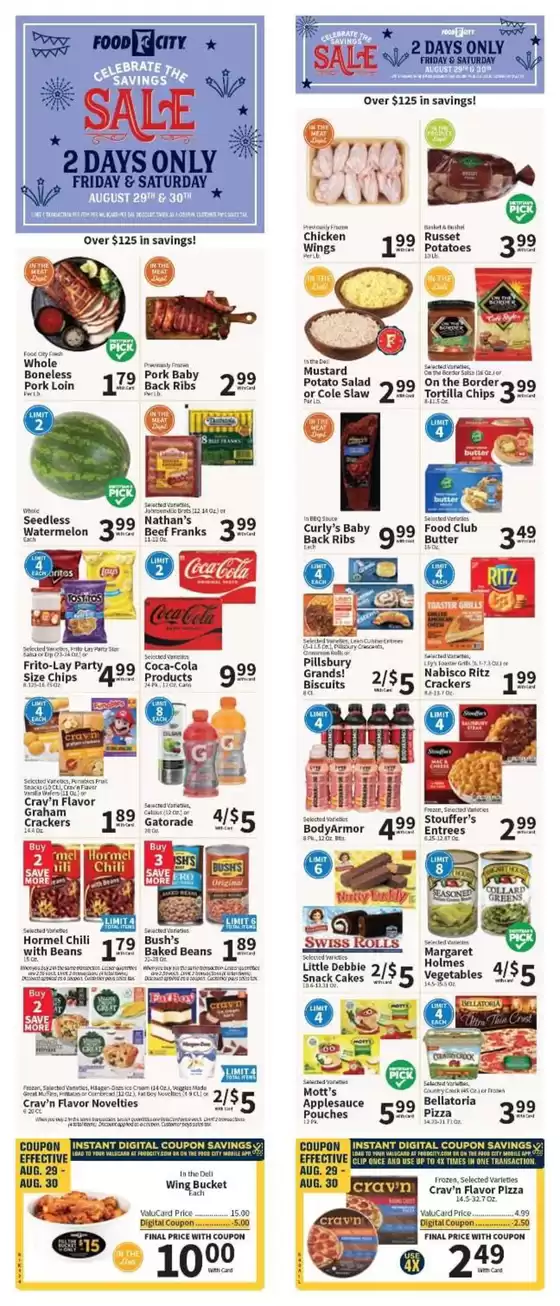 Food City catalogue in Morrisville VT | Food City Weekly ad | 2025-08-27T00:00:00.000Z - 2025-09-02T00:00:00.000Z