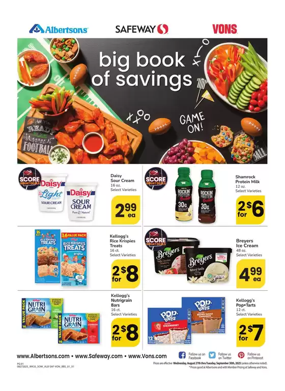 Albertsons catalogue in Morrisville VT | Albertsons - Southwest - BBS | 2025-08-27T00:00:00.000Z - 2025-09-30T00:00:00.000Z
