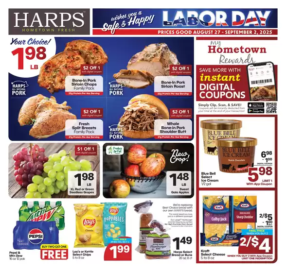 Harp's Market catalogue in Giddings TX | Our best deals for you | 2025-08-27T00:00:00.000Z - 2025-09-02T00:00:00.000Z