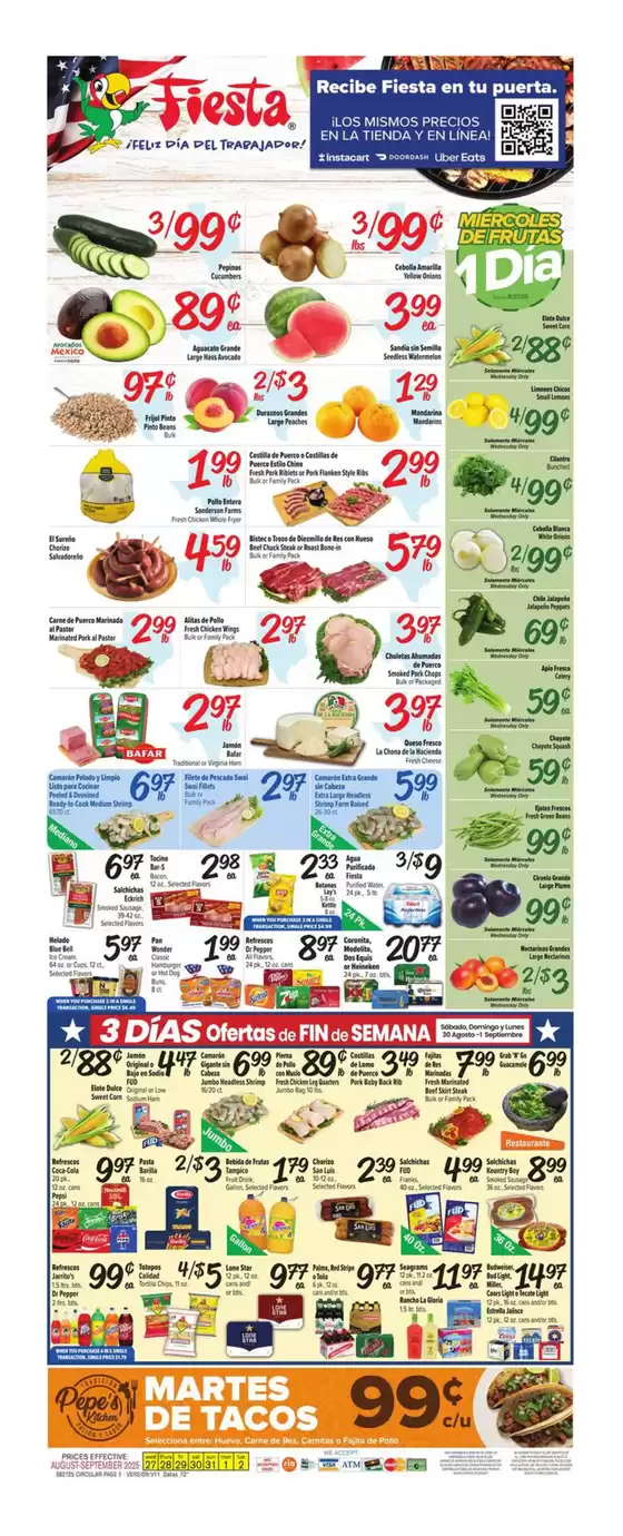 Fiesta Mart catalogue in Johns Creek GA | Exclusive deals and bargains | 2025-08-27T00:00:00.000Z - 2025-09-02T00:00:00.000Z