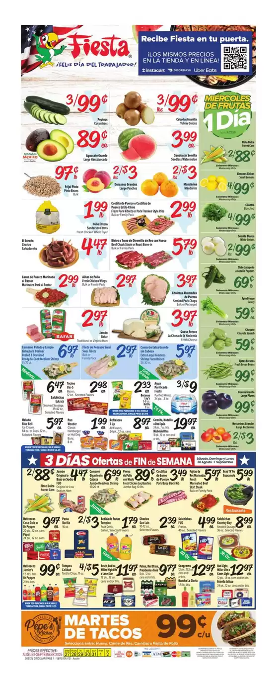 Fiesta Mart catalogue in Glen Ridge NJ | Save now with our deals | 2025-08-27T00:00:00.000Z - 2025-09-02T00:00:00.000Z