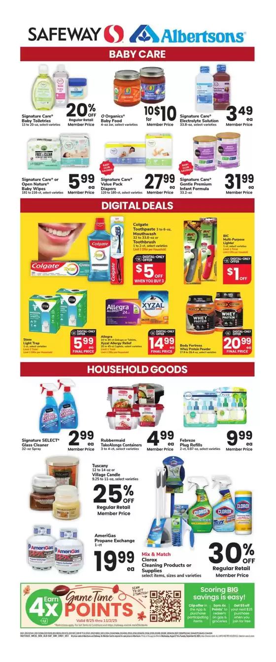 Albertsons catalogue in Morrisville VT | Albertsons - Denver - GMI | 2025-08-27T00:00:00.000Z - 2025-09-09T00:00:00.000Z