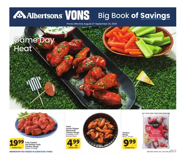 Albertsons catalogue in Alpharetta GA | Albertsons - SoCal - BBS | 2025-08-27T00:00:00.000Z - 2025-09-23T00:00:00.000Z