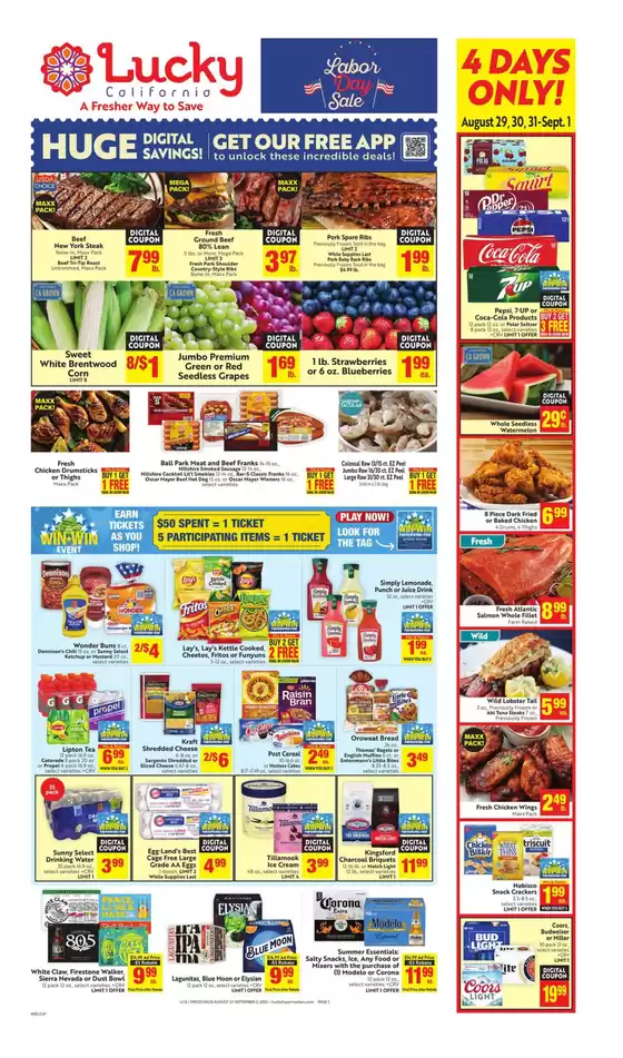 Lucky Supermarkets catalogue in Morrisville VT | Weekly | 2025-08-27T00:00:00.000Z - 2025-09-02T00:00:00.000Z