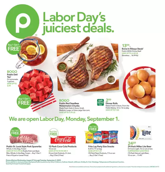 Publix catalogue in Atlanta GA | New offers to discover | 2025-08-27T00:00:00.000Z - 2025-09-02T00:00:00.000Z