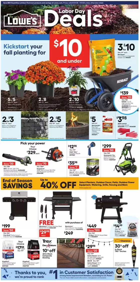 Lowe's catalogue in Middletown CA | Top offers for all bargain hunters | 2025-08-28T00:00:00.000Z - 2025-09-01T00:00:00.000Z
