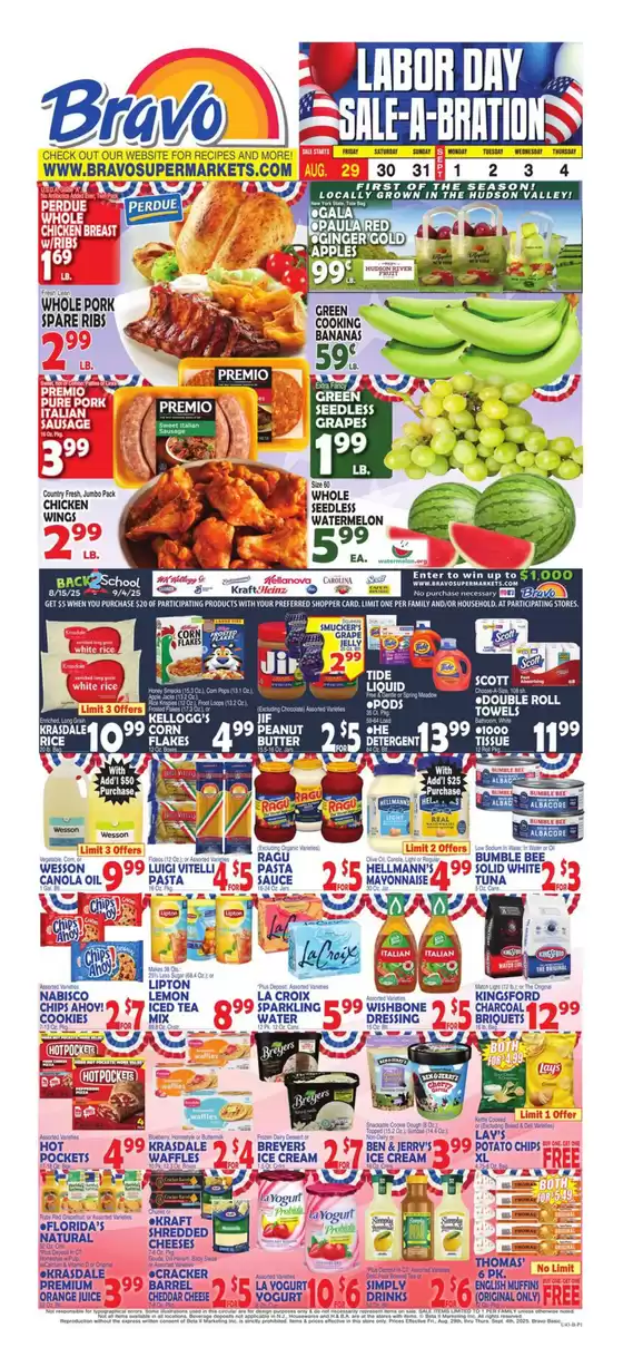 Bravo Supermarkets catalogue in Chino Valley AZ | Great offer for all customers | 2025-08-29T00:00:00.000Z - 2025-09-04T00:00:00.000Z