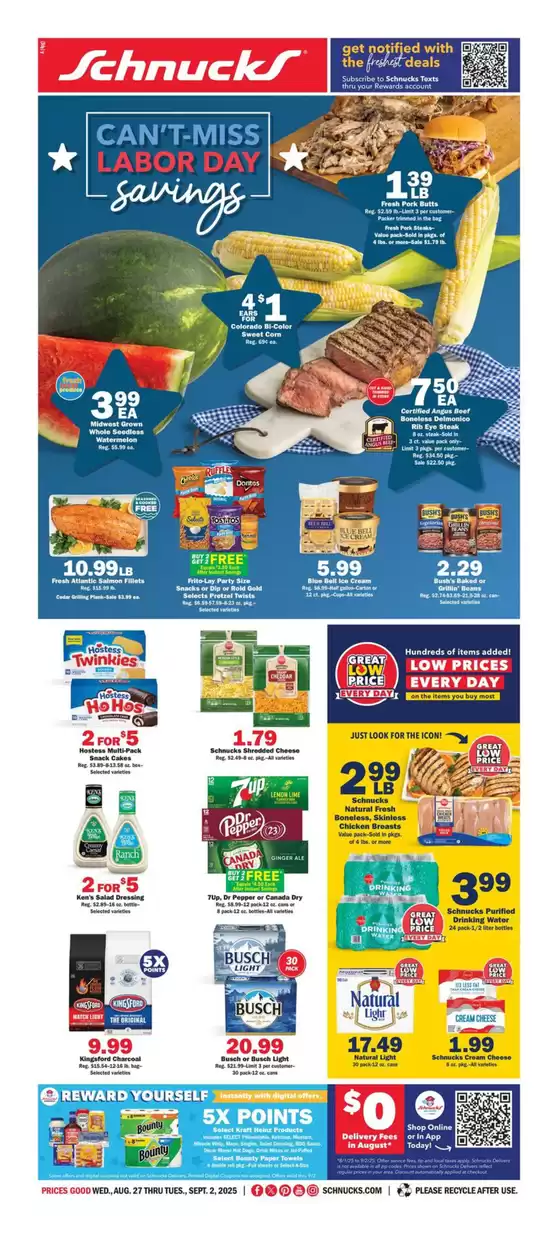 Schnucks catalogue in Rome GA | Top offers for all bargain hunters | 2025-08-27T00:00:00.000Z - 2025-09-02T00:00:00.000Z