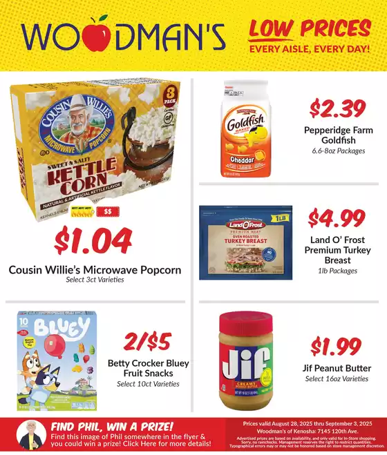 Woodman's catalogue in Chino Valley AZ | Top deals and discounts | 2025-08-28T00:00:00.000Z - 2025-09-03T00:00:00.000Z