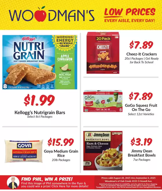 Woodman's catalogue in Gonzales TX | Top offers for all bargain hunters | 2025-08-28T00:00:00.000Z - 2025-09-03T00:00:00.000Z