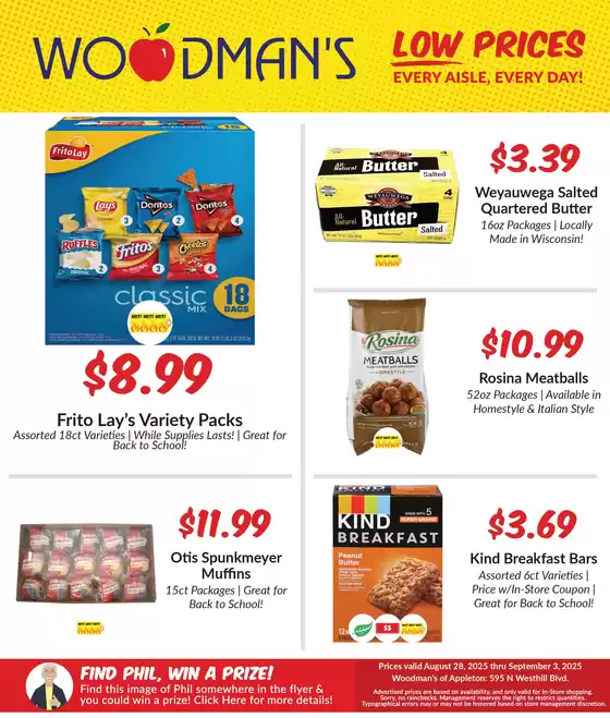 Woodman's catalogue in Wiggins MS | Great offer for all customers | 2025-08-28T00:00:00.000Z - 2025-09-03T00:00:00.000Z