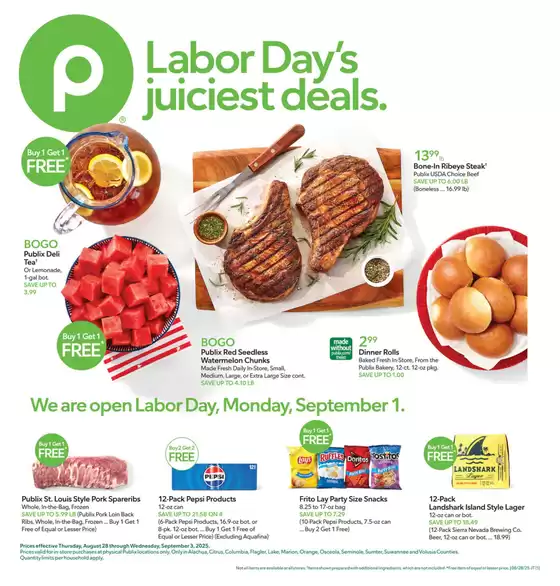 Publix catalogue in Arlington TX | Publix weekly ad | 2025-08-28T00:00:00.000Z - 2025-09-03T00:00:00.000Z