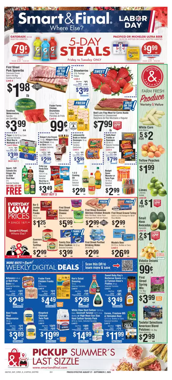 Smart & Final catalogue in Austin TX | Current deals and offers | 2025-08-29T00:00:00.000Z - 2025-09-02T00:00:00.000Z