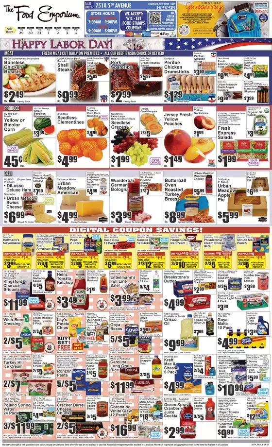 The Food Emporium catalogue in Austin TX | Save now with our deals | 2025-08-29T00:00:00.000Z - 2025-09-04T00:00:00.000Z