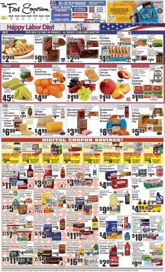 The Food Emporium catalogue in Austin TX | Offers for bargain hunters | 2025-08-29T00:00:00.000Z - 2025-09-04T00:00:00.000Z