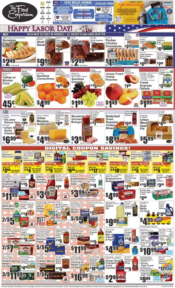 The Food Emporium catalogue in Austin TX | Exclusive bargains | 2025-08-29T00:00:00.000Z - 2025-09-04T00:00:00.000Z