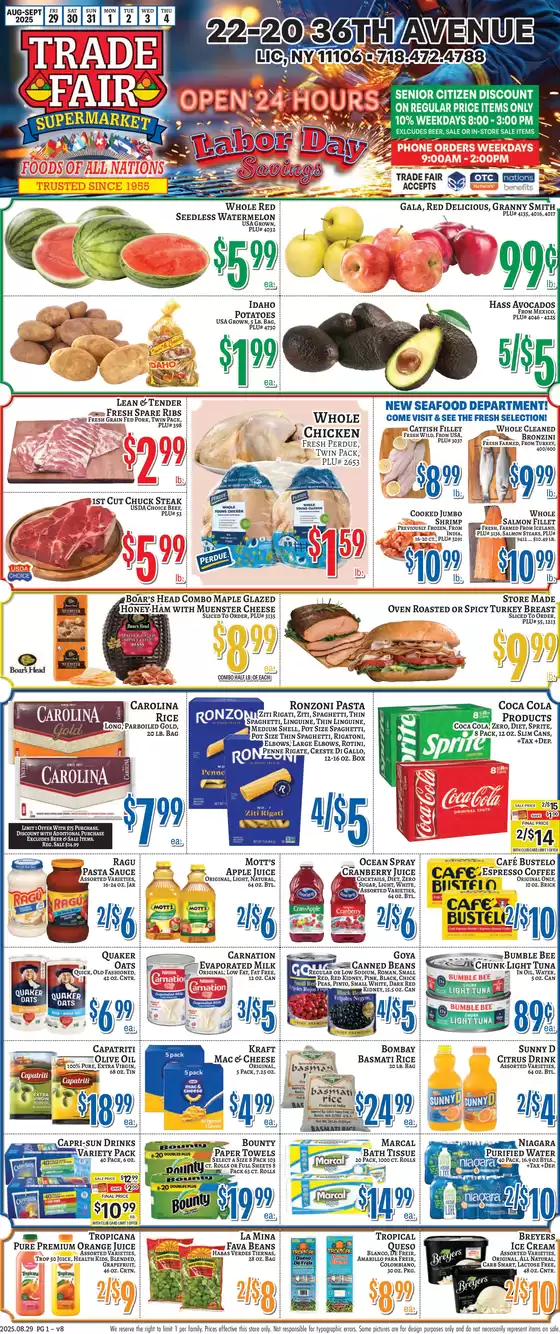 Trade Fair Supermarket catalogue in Fremont CA | Discover attractive offers | 2025-08-29T00:00:00.000Z - 2025-09-04T00:00:00.000Z