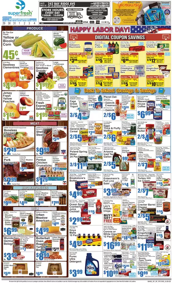 Super Fresh catalogue in Fremont CA | Super Fresh weekly ad | 2025-08-29T00:00:00.000Z - 2025-09-04T00:00:00.000Z