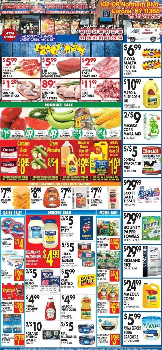 Pioneer Supermarkets catalogue in Tuskegee AL | Current deals and offers | 2025-08-22T00:00:00.000Z - 2025-09-04T00:00:00.000Z