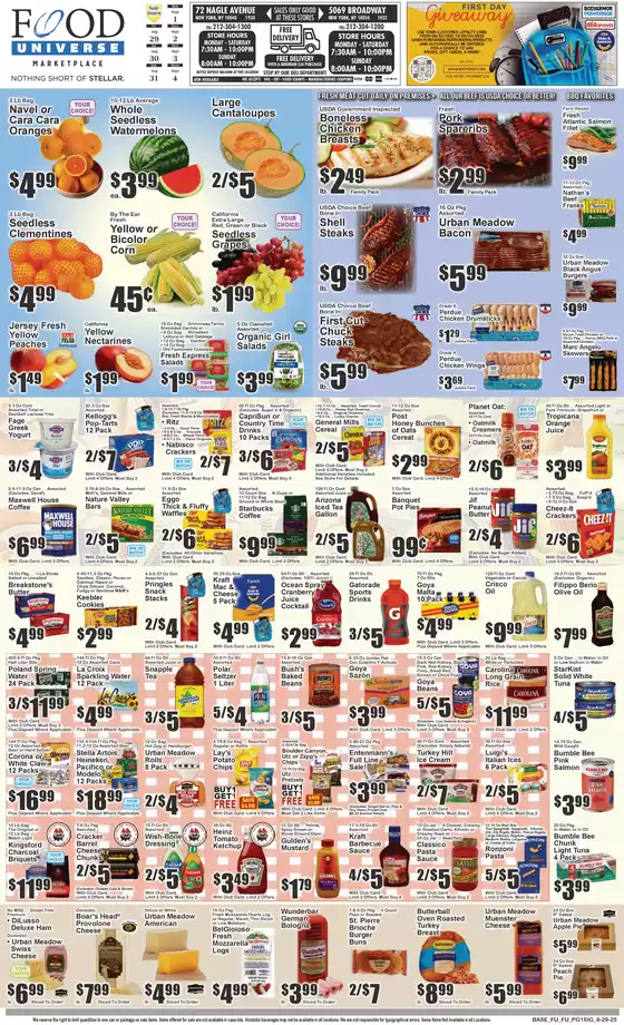 Food Universe catalogue in Fremont CA | Save now with our deals | 2025-08-29T00:00:00.000Z - 2025-09-04T00:00:00.000Z