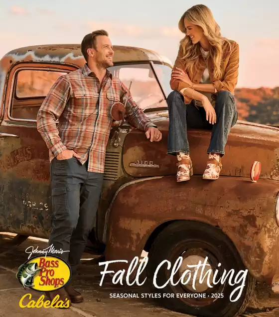 Cabela's catalogue in Houston TX | Fall Clothing 25 | 2025-01-01T00:00:00.000Z - 2025-12-31T00:00:00.000Z