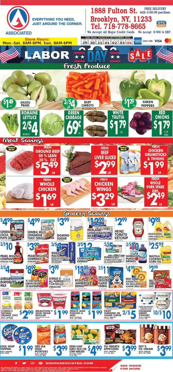 Associated catalogue in Paris IL | Offers for bargain hunters | 2025-08-29T00:00:00.000Z - 2025-09-04T00:00:00.000Z