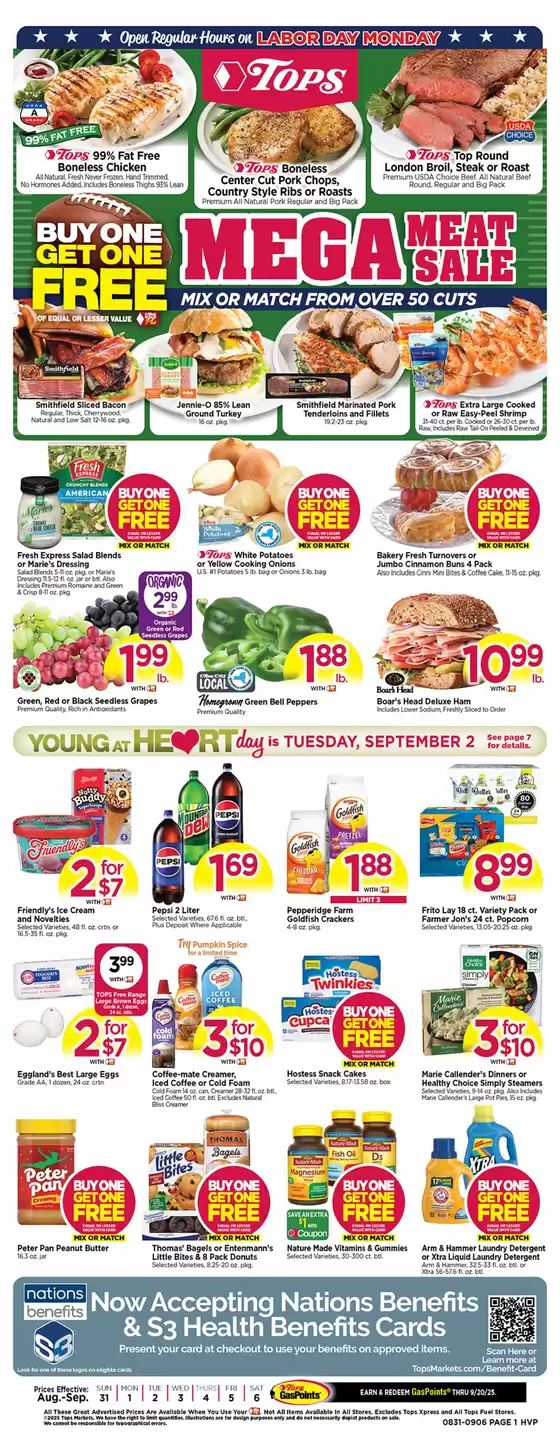 Tops catalogue in Ontario CA | Our best deals for you | 2025-08-31T00:00:00.000Z - 2025-09-06T00:00:00.000Z