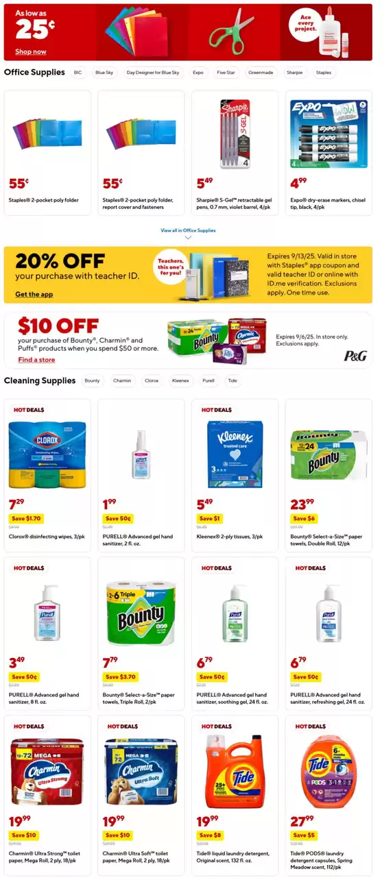 Staples flyer