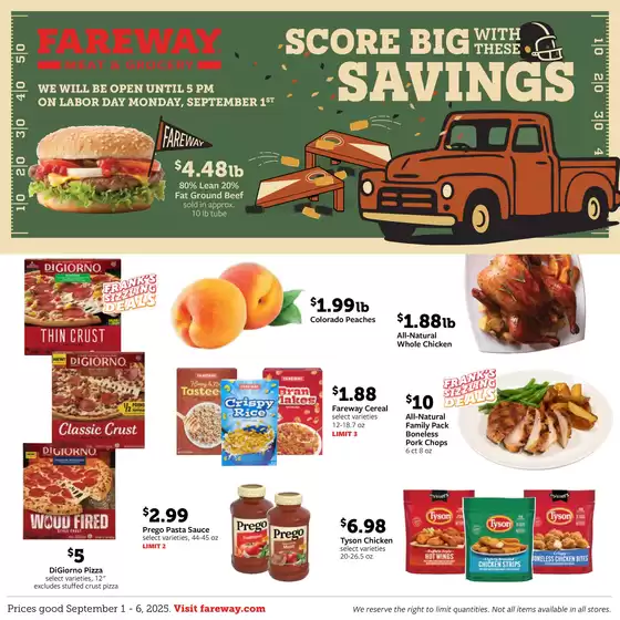 Fareway catalogue in Pittsburgh PA | Great offer for bargain hunters | 2025-09-01T00:00:00.000Z - 2025-09-06T00:00:00.000Z