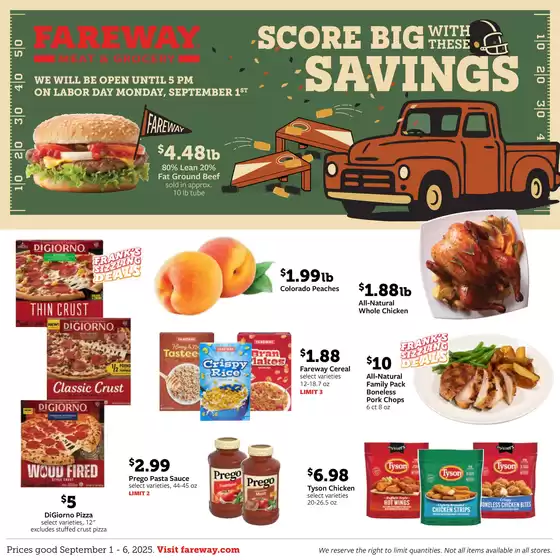 Fareway catalogue in Pittsburgh PA | New offers to discover | 2025-09-01T00:00:00.000Z - 2025-09-06T00:00:00.000Z