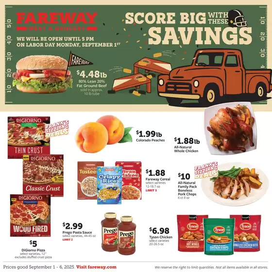 Fareway catalogue in Pittsburgh PA | Discounts and promotions | 2025-09-01T00:00:00.000Z - 2025-09-06T00:00:00.000Z