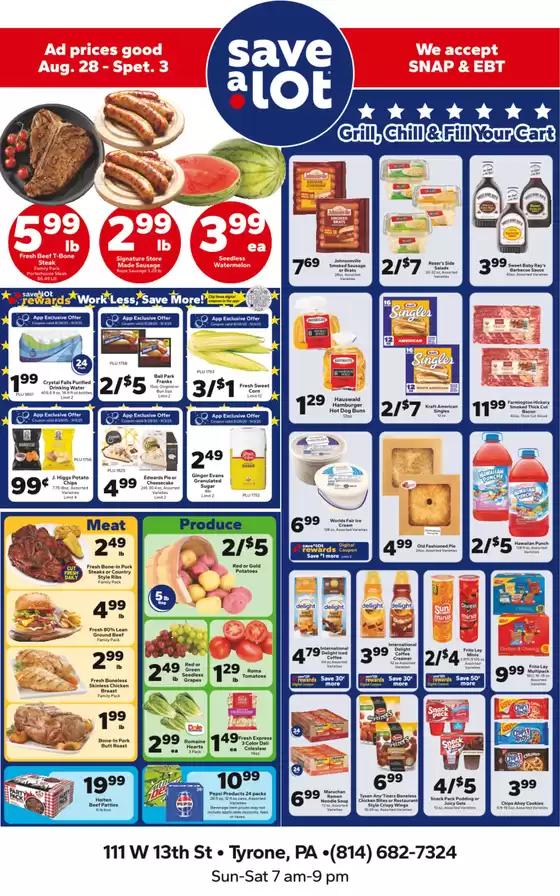 Save a Lot catalogue in Dunlap IL | Save now with our deals | 2025-08-28T00:00:00.000Z - 2025-09-03T00:00:00.000Z