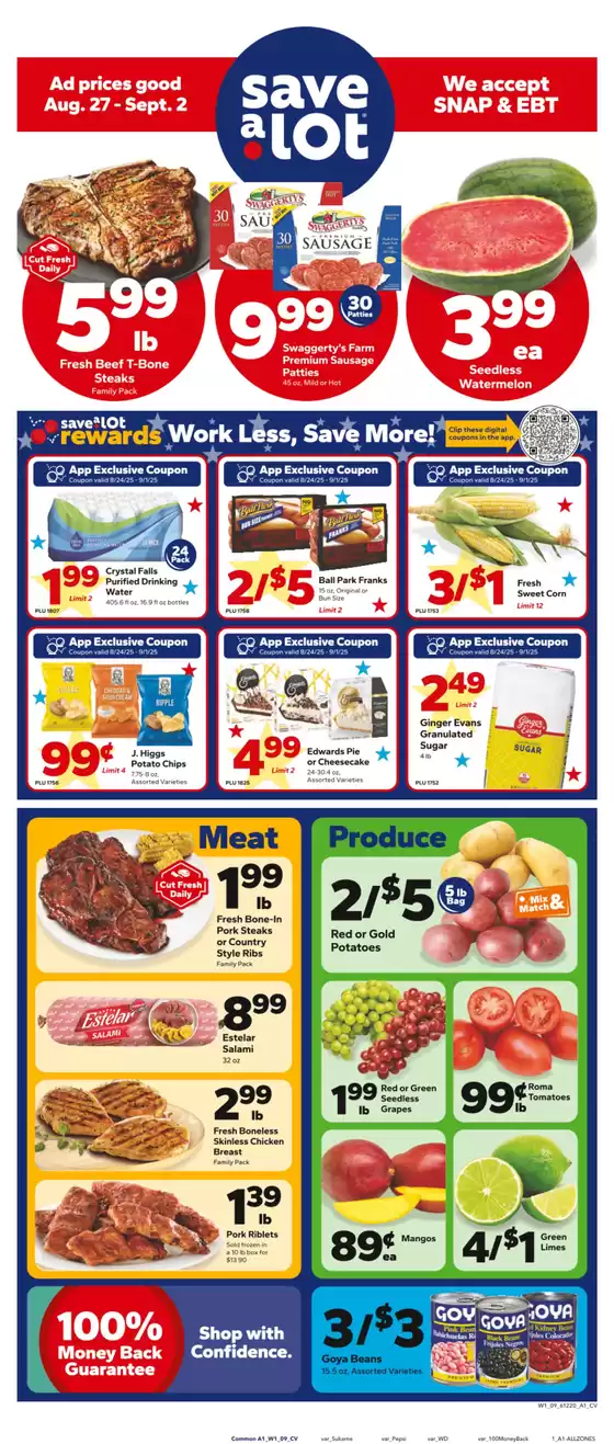 Save a Lot catalogue in Fernley NV | Offers for bargain hunters | 2025-08-27T00:00:00.000Z - 2025-09-02T00:00:00.000Z
