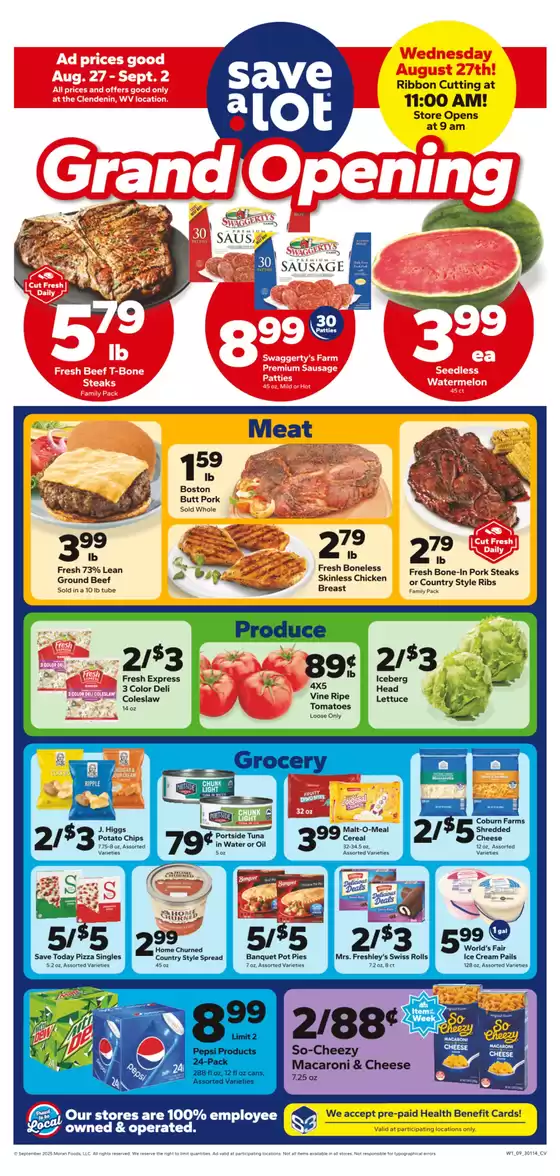 Save a Lot catalogue in Dunlap IL | Current bargains and offers | 2025-08-27T00:00:00.000Z - 2025-09-02T00:00:00.000Z