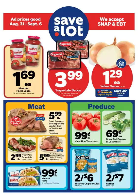 Save a Lot catalogue in Pekin IL | Our best deals for you | 2025-08-31T00:00:00.000Z - 2025-09-06T00:00:00.000Z
