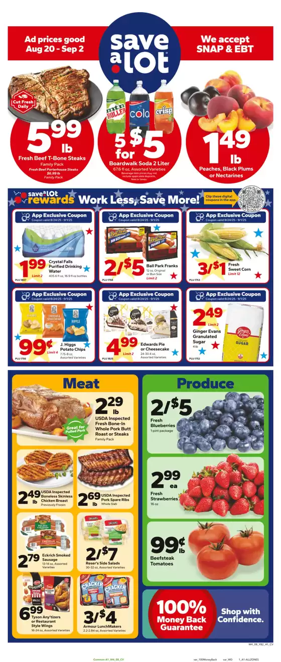 Save a Lot catalogue in Dunlap IL | Special offers for you | 2025-08-24T00:00:00.000Z - 2025-09-01T00:00:00.000Z