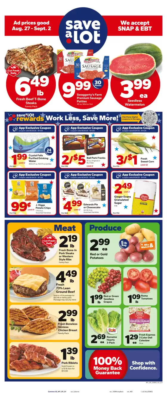 Save a Lot catalogue in Dunlap IL | Top offers for smart savers | 2025-08-27T00:00:00.000Z - 2025-09-02T00:00:00.000Z
