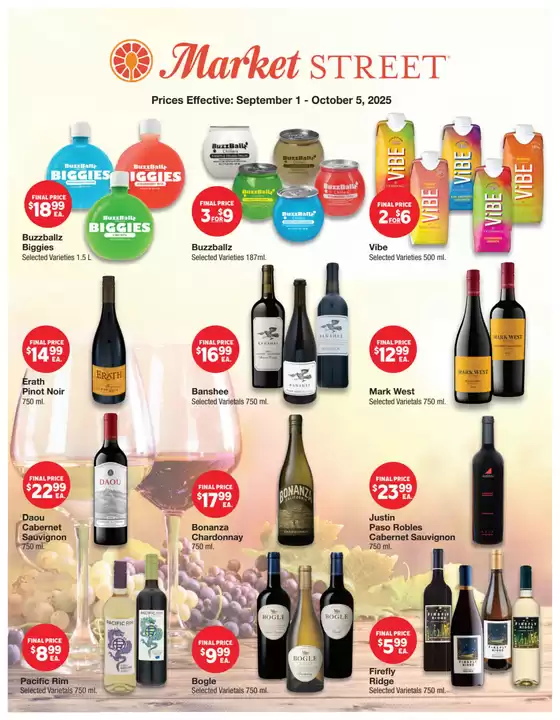September Alcohol Flyer