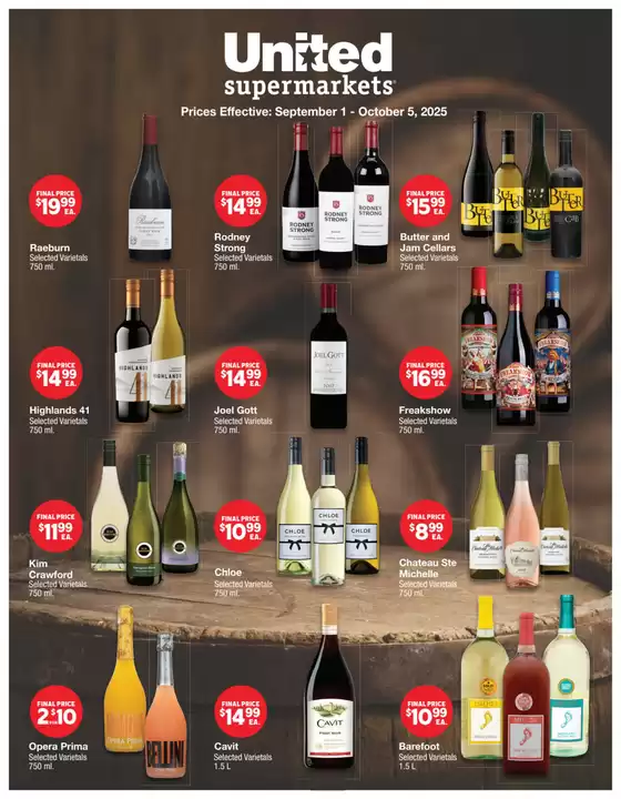 Exclusive bargains