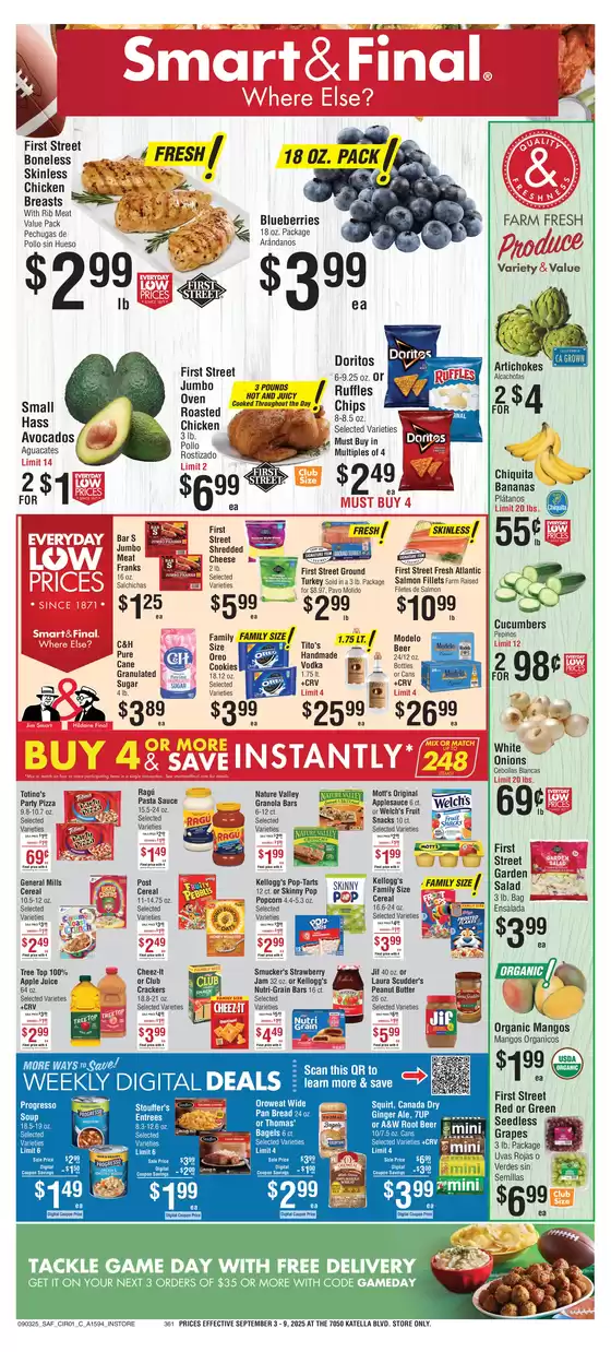 Smart & Final catalogue in Libby MT | Current special promotions | 2025-09-02T00:00:00.000Z - 2025-09-04T00:00:00.000Z