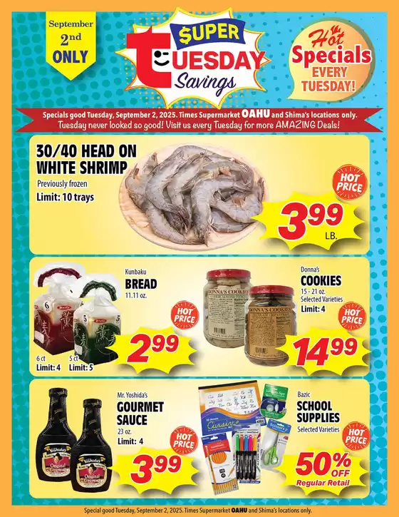 Times Supermarkets catalogue in Newport VT | Super Tuesday Savings | 2025-09-02T00:00:00.000Z - 2025-09-02T00:00:00.000Z