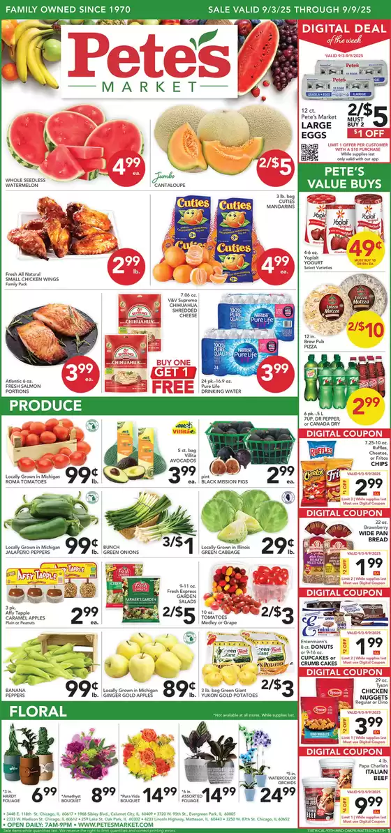Pete's Fresh Market catalogue in Newport VT | Attractive special offers for everyone | 2025-09-03T00:00:00.000Z - 2025-09-09T00:00:00.000Z