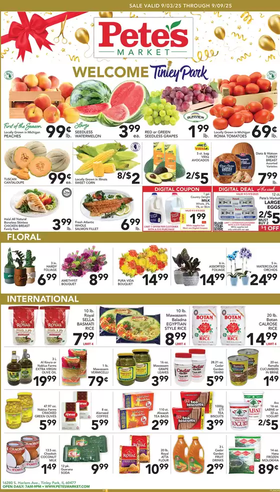 Pete's Fresh Market catalogue in Newport VT | Discover attractive offers | 2025-09-03T00:00:00.000Z - 2025-09-09T00:00:00.000Z