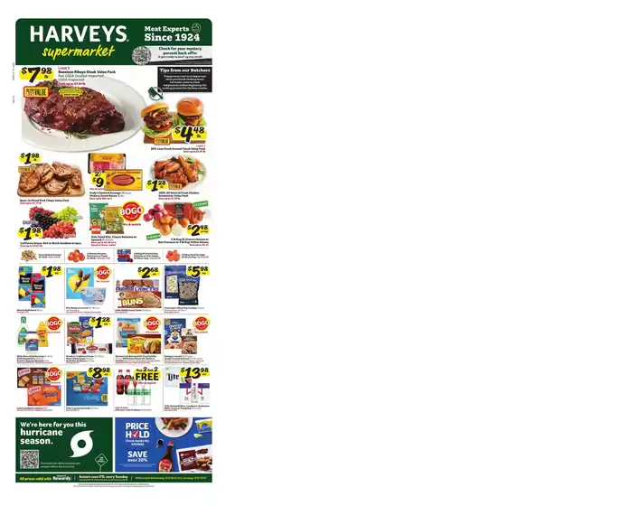 Harveys Supermarkets catalogue | Top deals for all customers | 2025-09-03T00:00:00.000Z - 2025-09-09T00:00:00.000Z