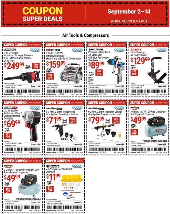 Harbor Freight Tools weekly ad