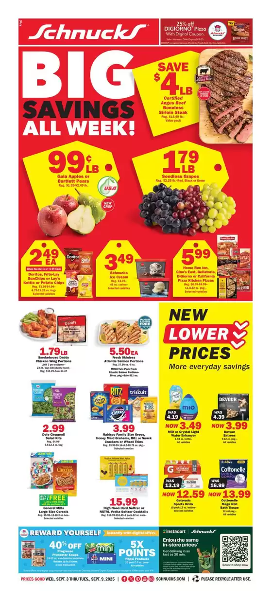 Schnucks catalogue in Phoenix AZ | Current bargains and offers | 2025-09-03T00:00:00.000Z - 2025-09-09T00:00:00.000Z