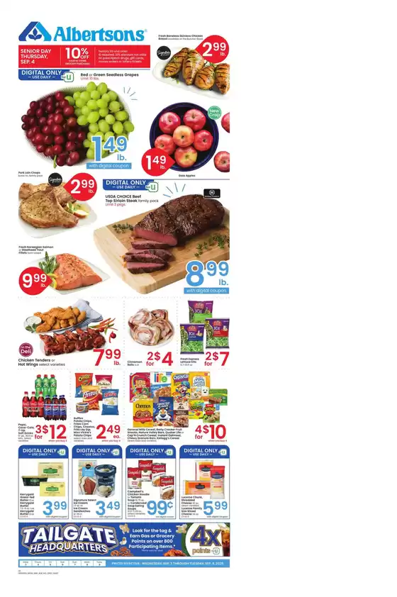 Albertsons catalogue in Phoenix AZ | Discover attractive offers | 2025-09-03T00:00:00.000Z - 2025-09-09T00:00:00.000Z