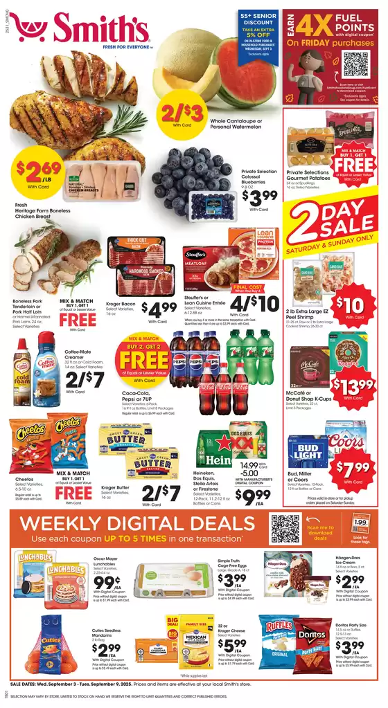 Smith's catalogue in Phoenix AZ | Wide range of offers | 2025-09-03T00:00:00.000Z - 2025-09-09T00:00:00.000Z