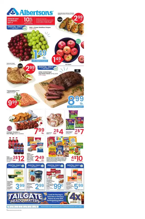 Current special promotions
