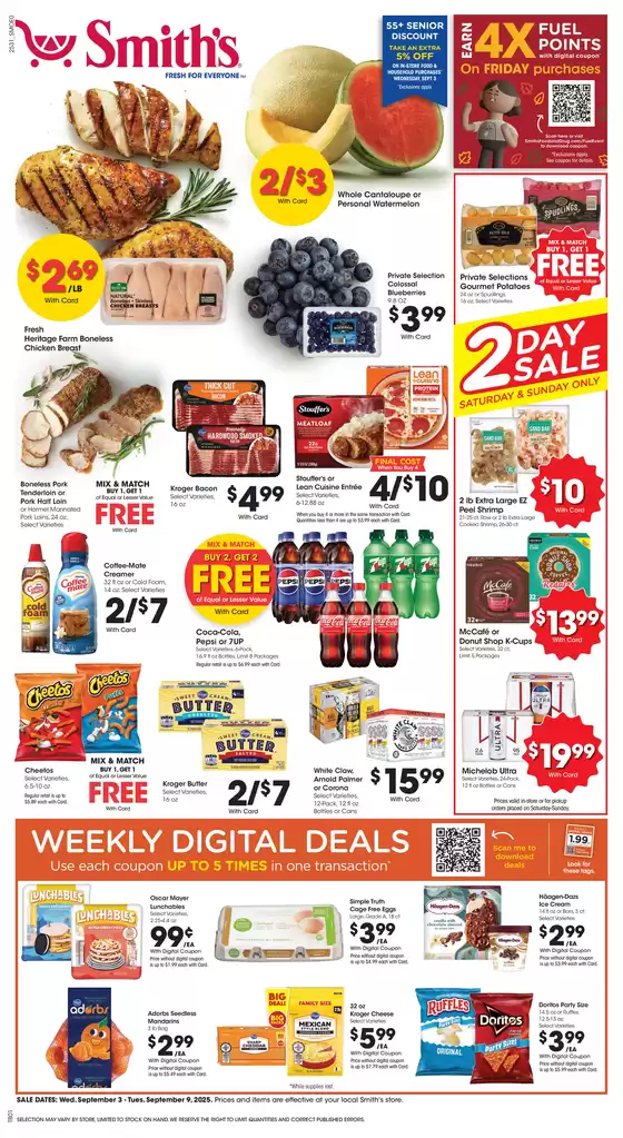 Smith's catalogue in Phoenix AZ | Our best deals for you | 2025-09-03T00:00:00.000Z - 2025-09-09T00:00:00.000Z